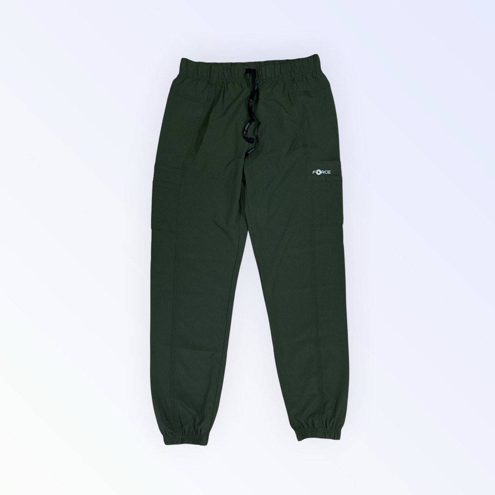 Carhartt Force Women OLIVE Scrub Jogger Pants C52610 Regular SMALL Cargo Stretch